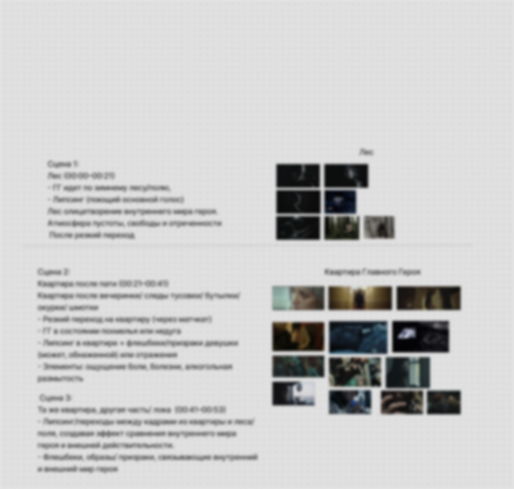 Предпродакшн — разработка концепции, мудборд и раскадровки